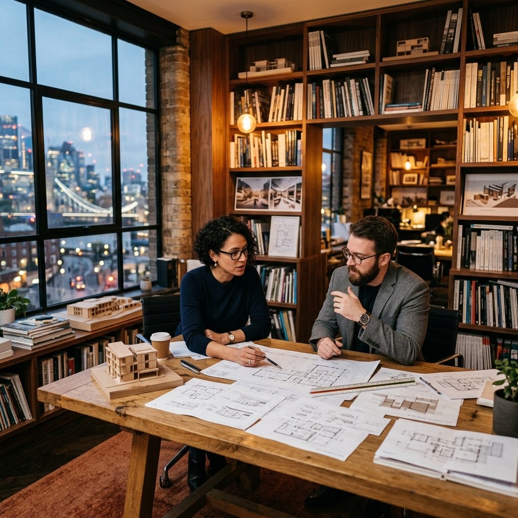 Architecture studio consultation space